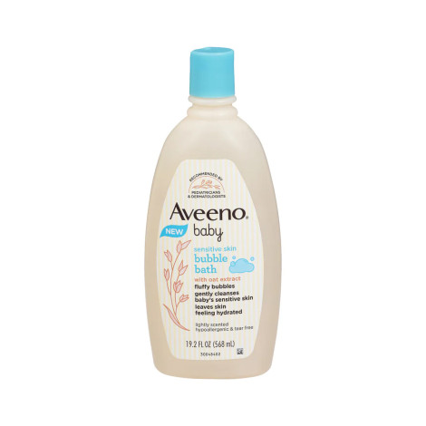 Aveeno Baby Sensitive Skin Bubble Bath 568ml (USA)