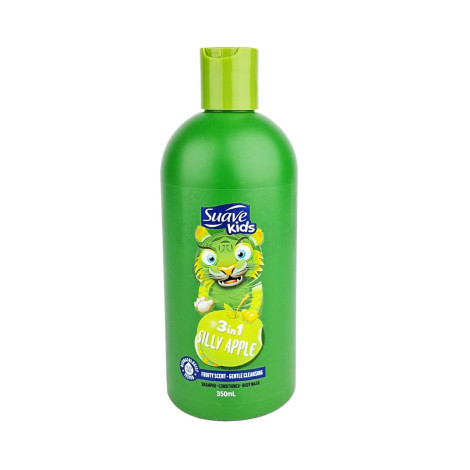 Suave Kids 3in1 Silly Apple Shampoo Conditioner & Body Wash 350ml (Thailand)
