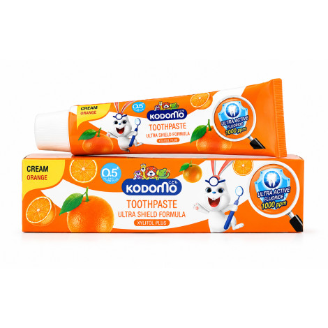 Kodomo Toothpaste Gel Ultra Shield Formula - Orange 40g (Thailand)
