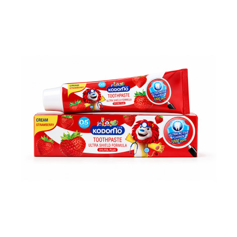 Kodomo Strawberry Cream Toothpaste Kids 0.5+yrs up 40g (Thailand)