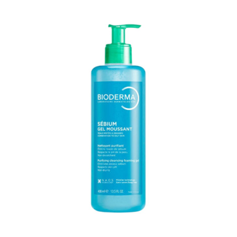 Bioderma Sebium Purifying Cleansing Foaming Gel 400ml (France)