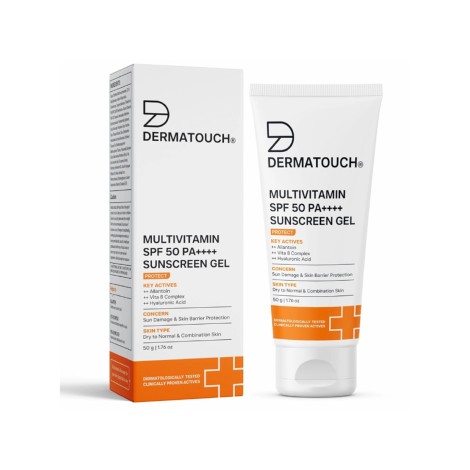 Dermatouch Multivitamin SPF 50 PA+++ Sunscreen Gel 50g