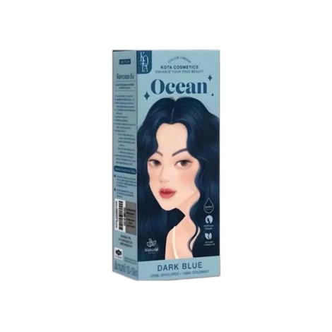 Kota Hair Color Cream Ocean - Dark Blue