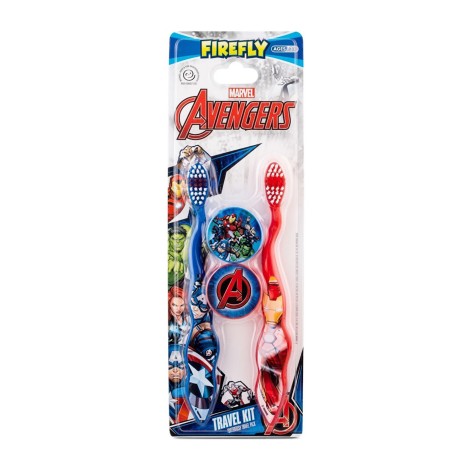 Firefly Marvel Avengers Travel Kit 2 Toothbrush