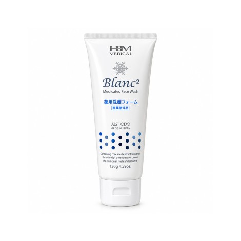 Alshodo HM Medical Blanc² Medicated Face Wash 130g