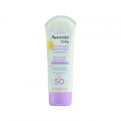 Aveeno Baby Continuous Protection Zinc Oxide SPF50 Sunscreen 88ml (USA)