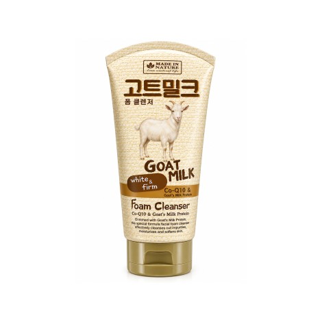Made in Nature Goat Milk White & Firm Foam Cleanser 100ml