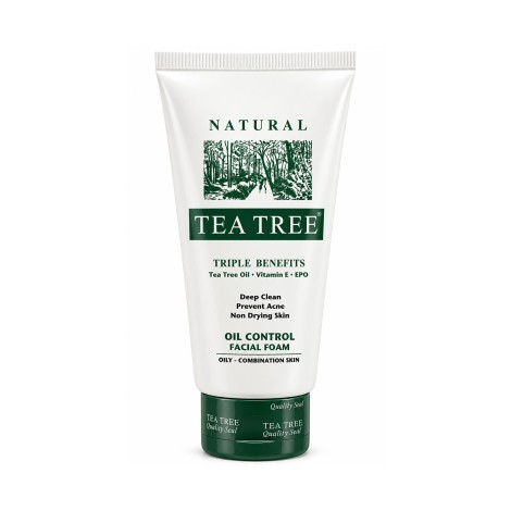 Natural Tea Tree Oil Control Facial Faom 140g