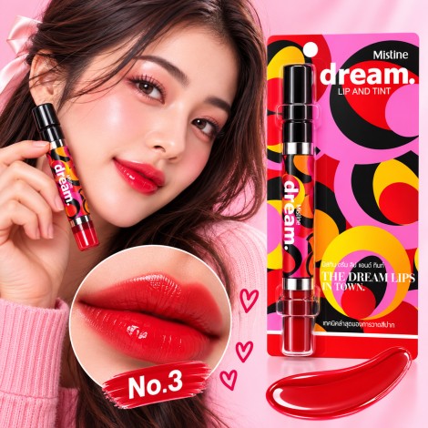 Mistine Dream Lip and Tint Red No.03 4.7g