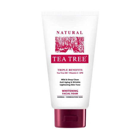 Natural Tea Tree Whitening Facial Foam 140g