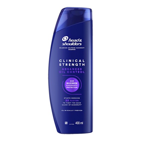 Head & Shoulders Clinical Strength Advanced Oil Control Shampoo 400ml