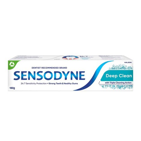 Sensodyne Deep Clean with Triple Cleaning Action Toothpaste 160ml