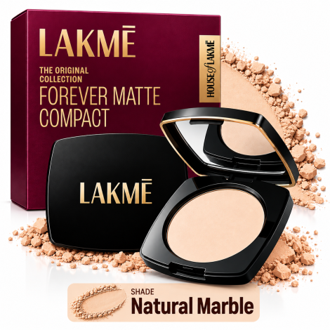 Lakeme The Original Collection Forever Matte Compact - Natural Marble