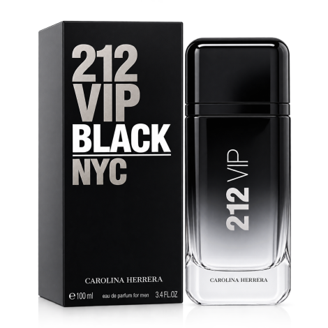 Carolina Herrera 212 Vip Black Nyc Eau De Parfum For Men 100ml
