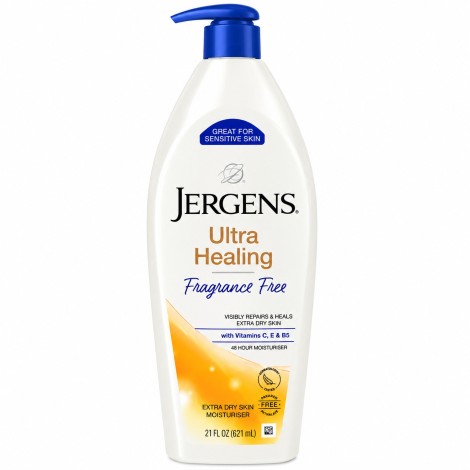 Jergens Ultra Healing Fragrance Free Lotion For Extra Dry Skin 621ml