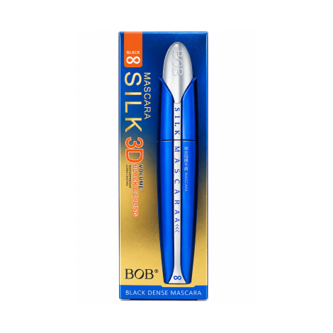 BOB 3D Volume Black Curling Silk Mascara 10g - 8 Black