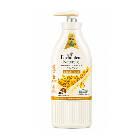 Enchanteur Naturelle French Lily Nourishing Soft Lotion 500ml