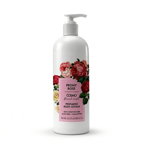 Cosmo Peony Rose Perfumed Body Lotion 480ml