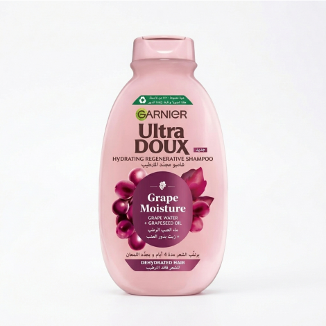 Garnier Ultra Doux Grape Moisture Hydrating Regenerative Shampoo 600ml