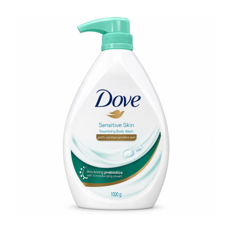 Dove Sensitive Skin Gently Soothes Sensitive Skin Nourishing Body Wash  1000g