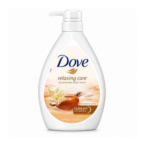 Dove Relaxing Care Shea Butter & Vanilla Nourishing Body Wash 1000ml