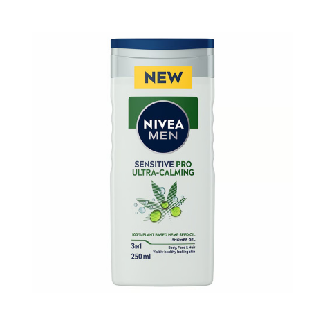 Nivea Men Sensitive Pro Ultra Calming 3in1 Shower Gel 250ml