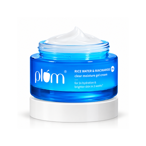 Plum Rice Water & Niacinamide 2% Clear Moisture Gel Cream 50g
