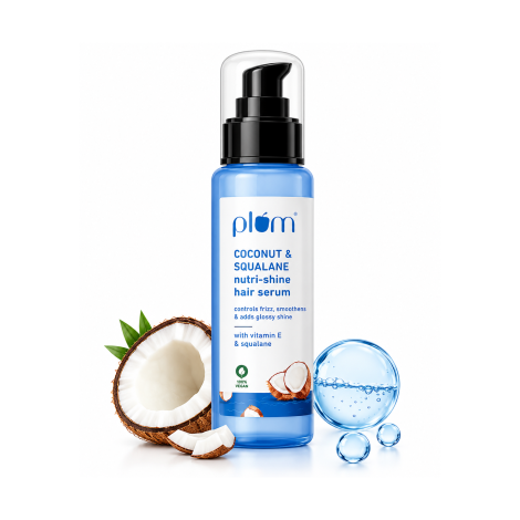 Plum Coconut & Squalane Nutri-Shine Hair Serum 75ml