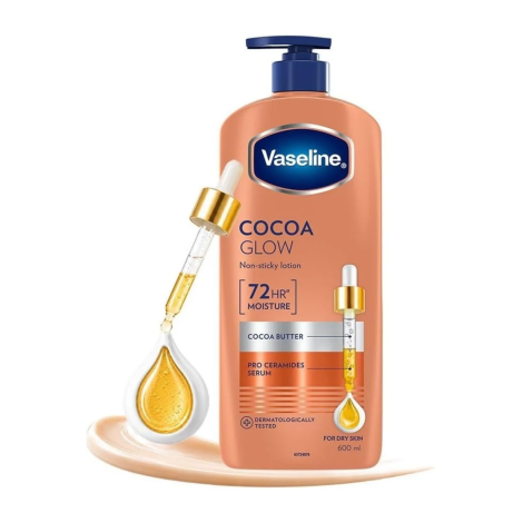 Vaseline Cocoa Glow No-sticky Lotion 400ml