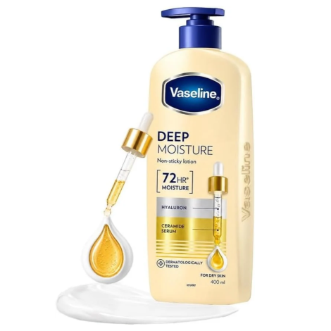 Vaseline Deep Moisture Non-sticky Lotion 400ml