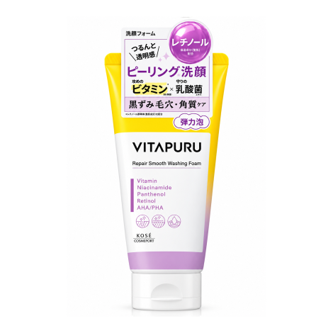 Kose Cosmeport Vitapuru Repair Smooth Washing Foam 130g