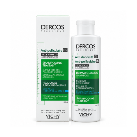 Vichy Dercos Anti Dandruff DS Salicylic Acid Dermatological Shampoo 200ml