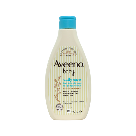 Aveeno Baby Daily Care Hair & Body Wash 250ml (Italy)