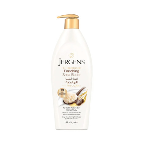 Jergens Enriching Shea Butter Deep Conditioning Moisturizer Lotion 400ml (UAE)