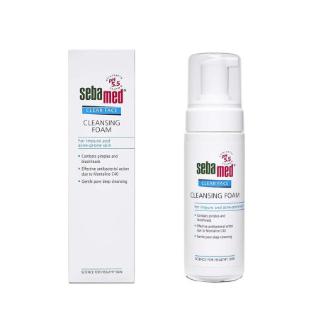 Seba Med Clear Face Cleansing Foam 150ml (Germany)