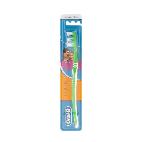 Oral-B 1 2 3 Classic 40 Medium - Green (India)